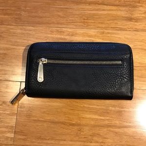 Black Spacious wallet.
